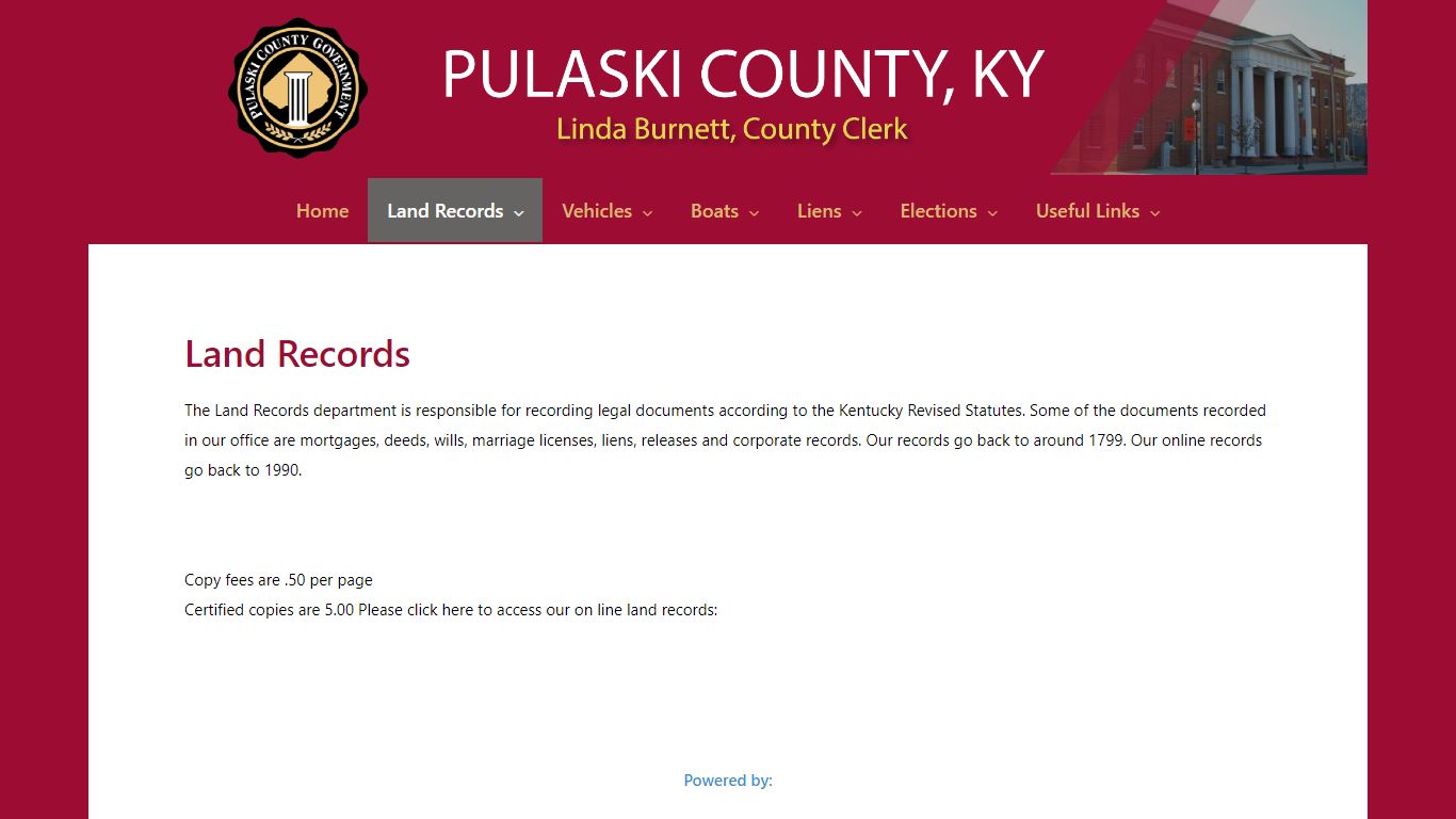 Land Records – Pulaski County, KY Clerk